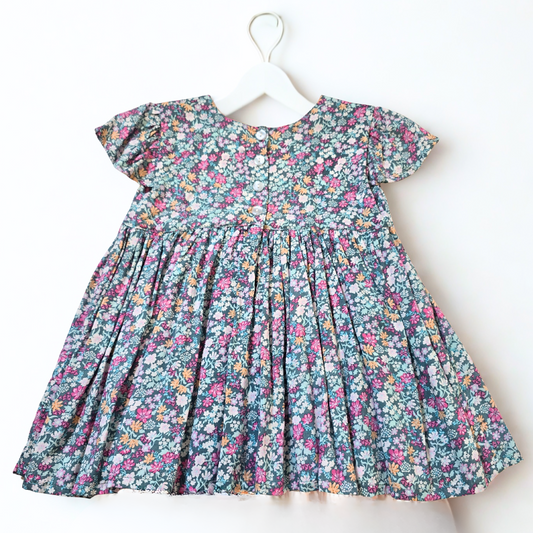 Milly Girls Dress - Olive