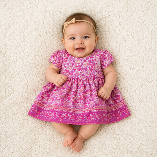 Milly Baby Dress - Pink