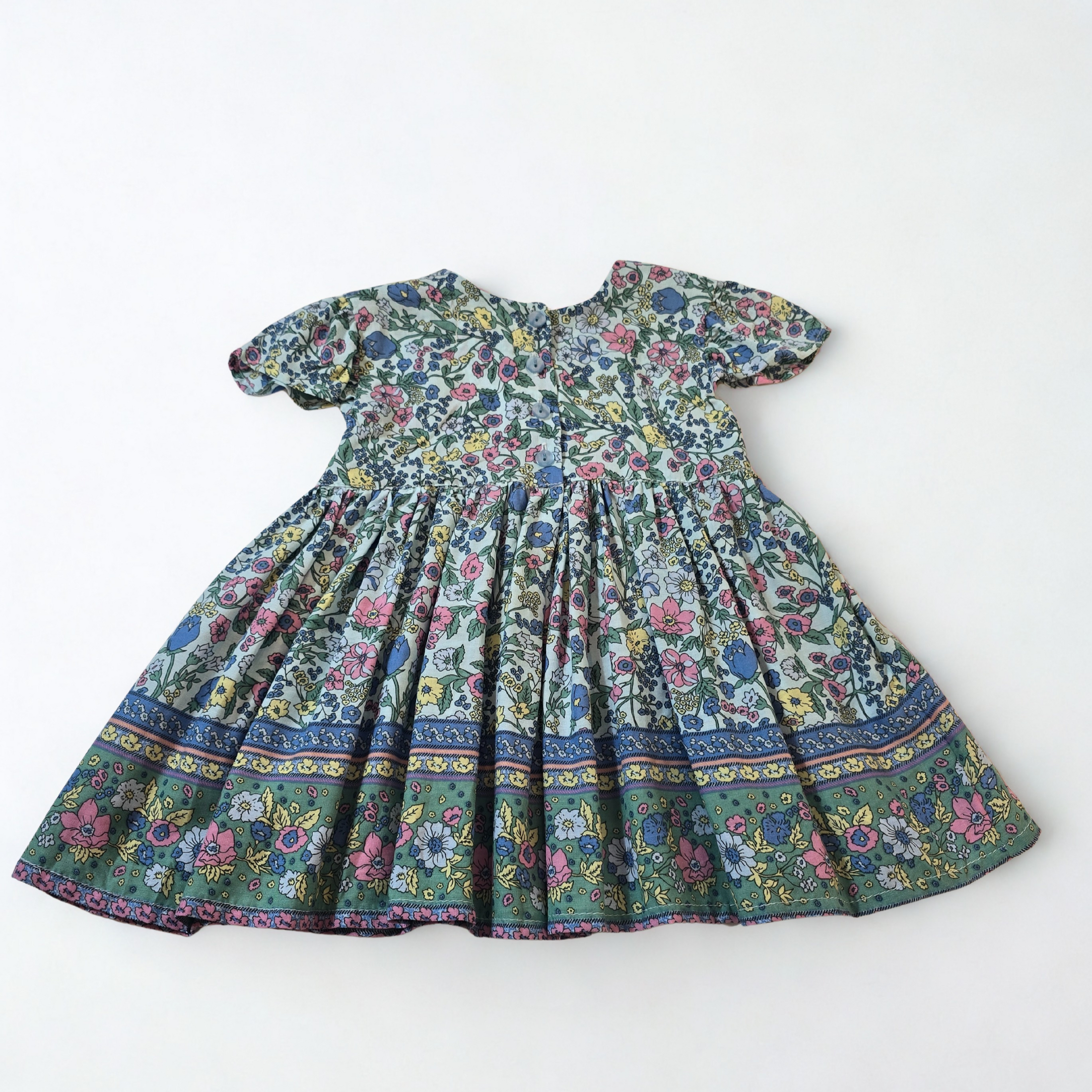 Milly Girls Dress - Turquoise