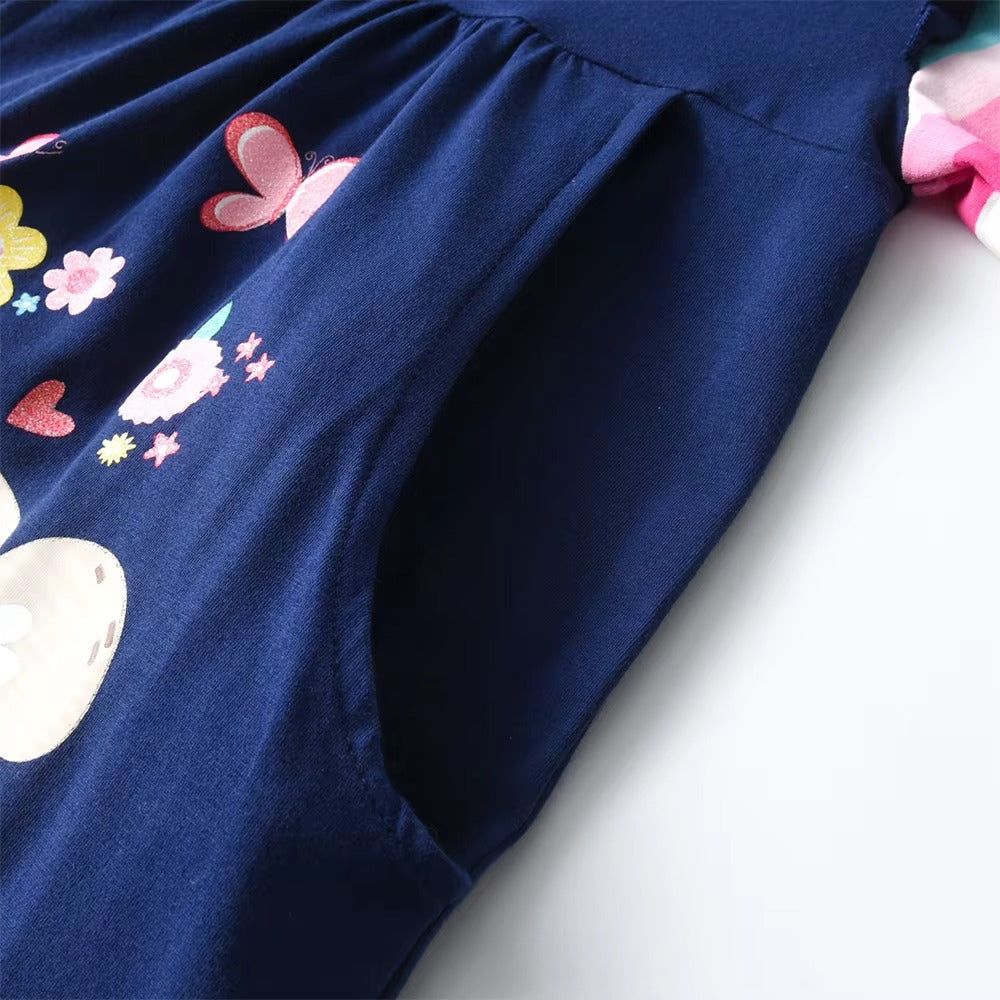 Navy Koala Dress