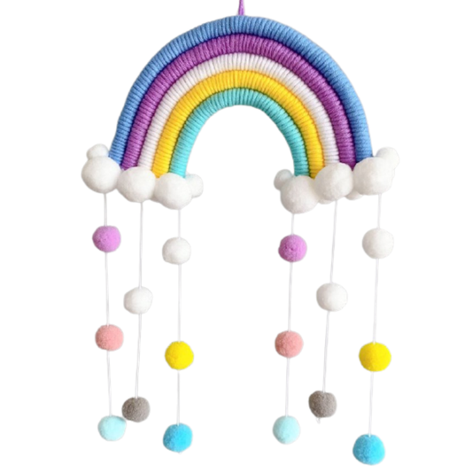 Nordic Blue Rainbow Mobile