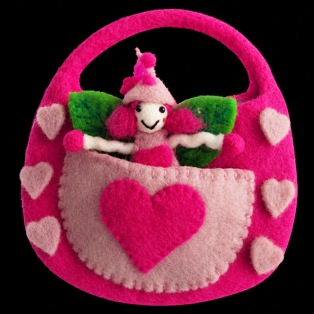Felt Fairy Bag - Pink