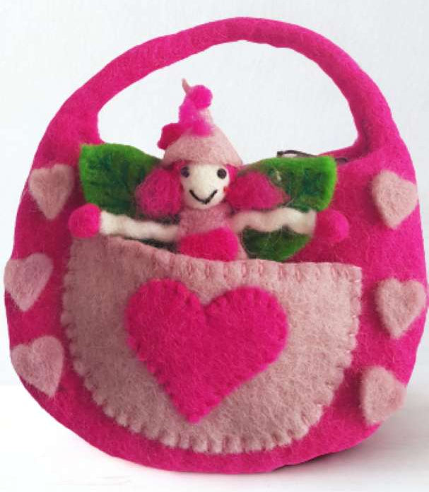 Felt Fairy Bag - Pink
