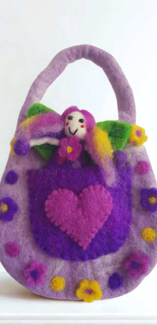 Felt Fairy Bag - Purple