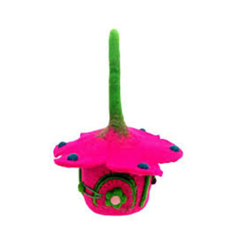 Felt Fairy House - Pink