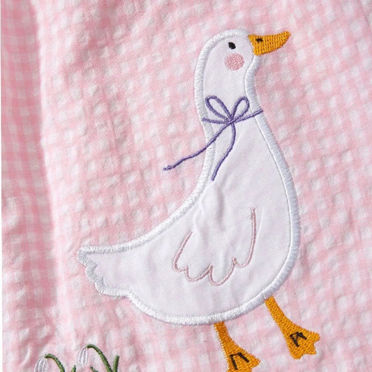 Pink Girls Duck Dress