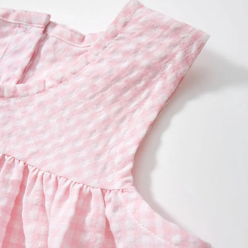 Pink Girls Duck Dress