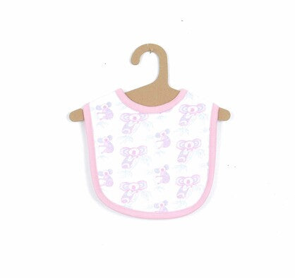Koala Pink Baby Bib