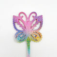 Load image into Gallery viewer, Rainbow Butterfly Wand
