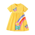 Load image into Gallery viewer, Yellow Rainbow Dress
