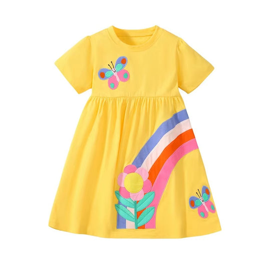 Yellow Rainbow Dress